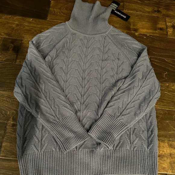 NWT✅ Marciano grayish/blue knit turtleneck sweater - Picture 1 of 2